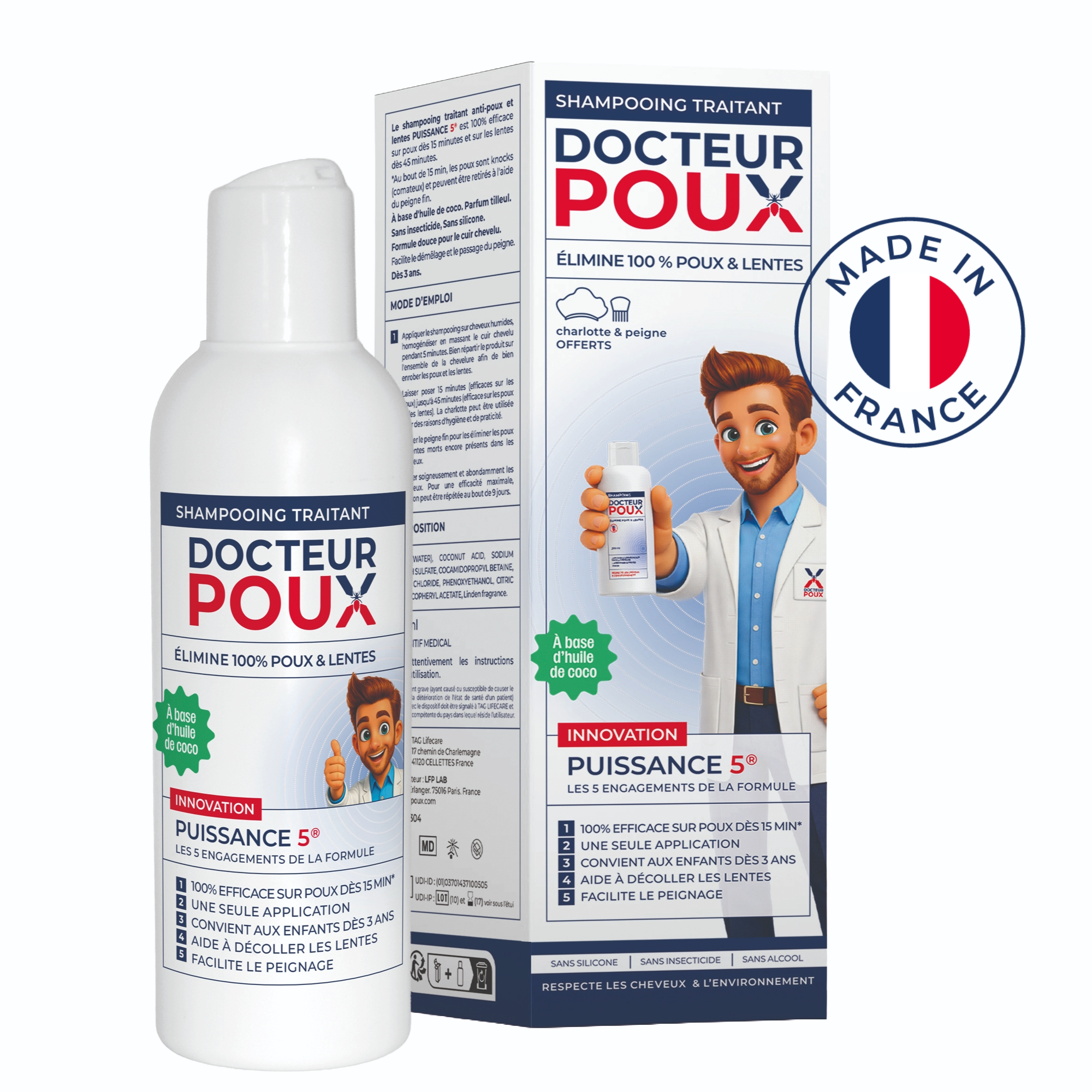SHAMPOOING TRAITANT PUISSANCE 5® - FORMAT FAMILIAL