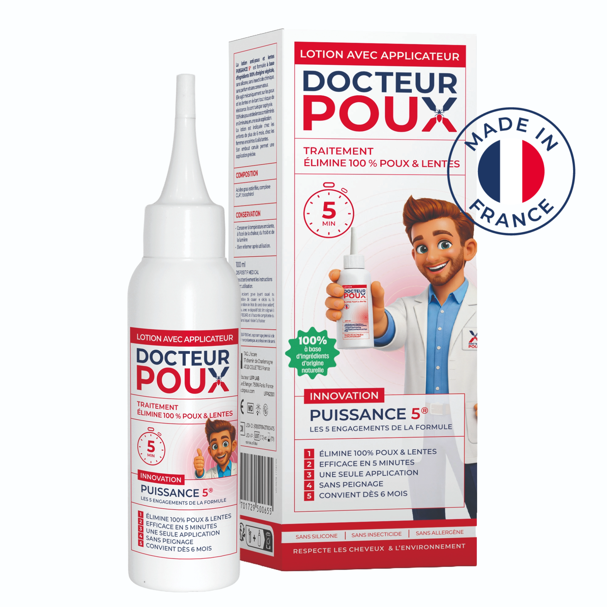 LOTION AVEC APPLICATEUR PUISSANCE 5®