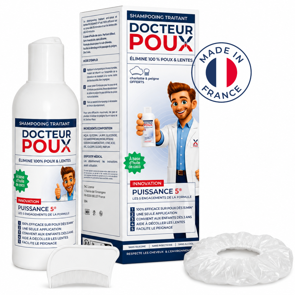 Shampoing anti-poux familial 200ml Puissance 5®