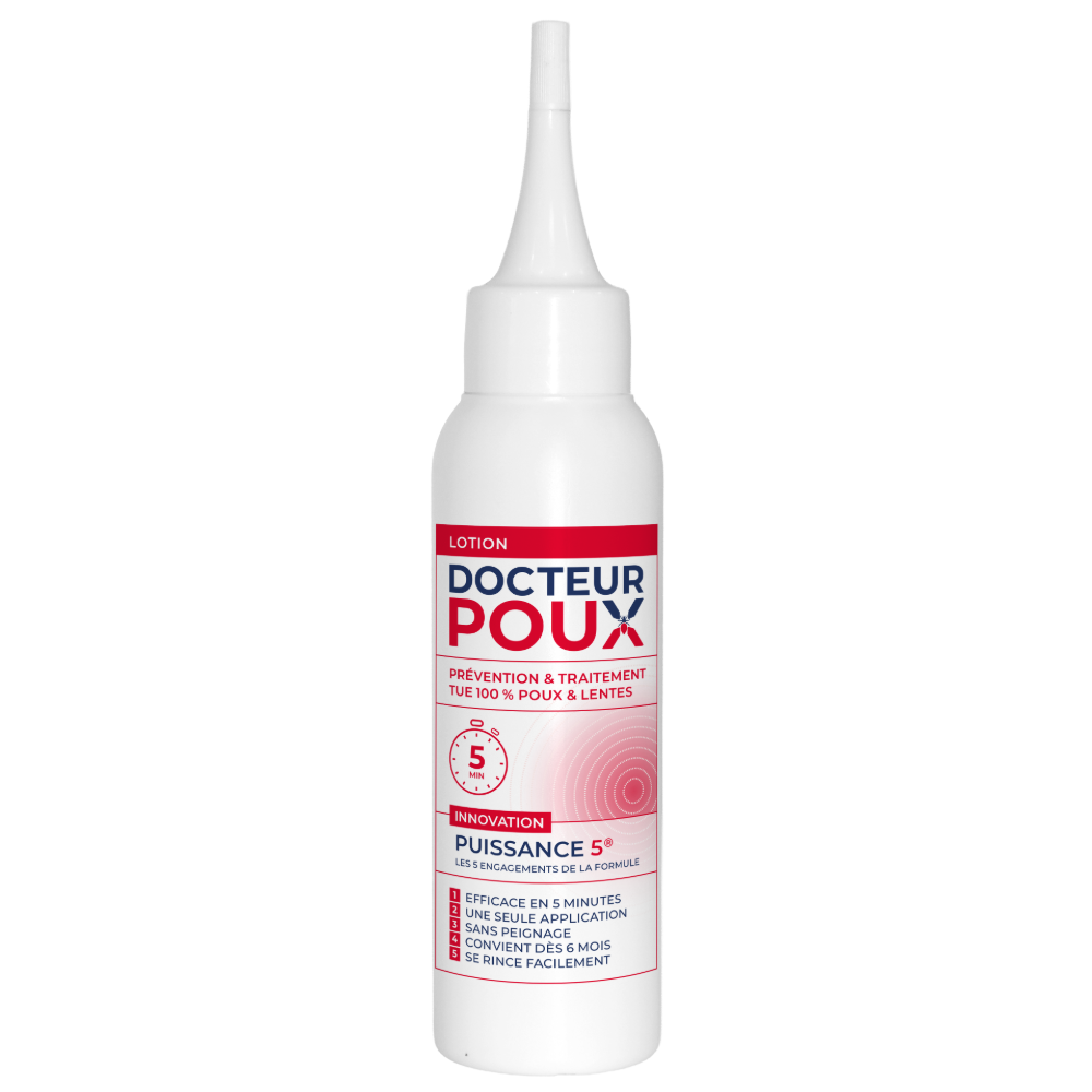 Lotion avec applicateur anti-poux et Lentes Puissance 5