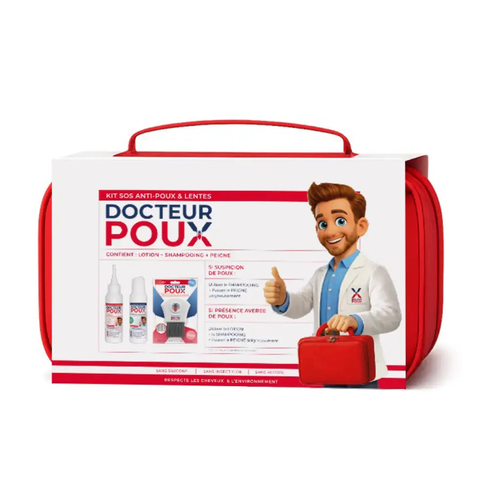 Kit SOS Anti-Poux Rentrée : Lotion, Shampooing, Peigne | DOCTEUR POUX
