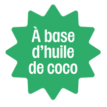 À base d'huile de coco